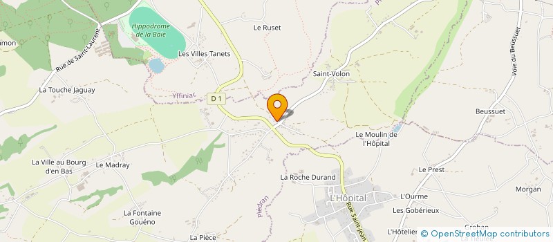 localisation de l'entreprise SOCIETE ANTHONY BRIEND à PLEDRAN