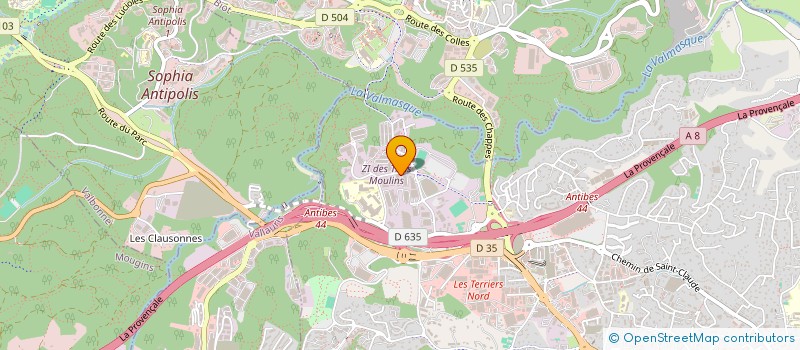 localisation de l'entreprise SOCIETE ANTIBOISE DE DISTRIBUTION à ANTIBES