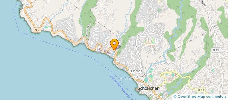 localisation de l'entreprise SOCIETE ANTILLAISE DE CHAUDRONNERIE ET DE TUYAUTERIE  SCHLCHER