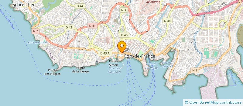 localisation de l'entreprise SOCIETE ANTILLAISE DE PARFUMERIE à FORT-DE-FRANCE