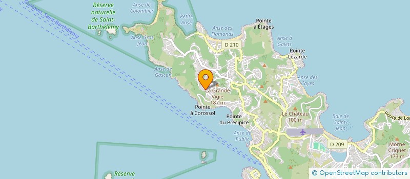 localisation de l'entreprise SOCIETE ANTILLAISE DES INDUSTRIES NOUVELLES à SAINT BARTHELEMY