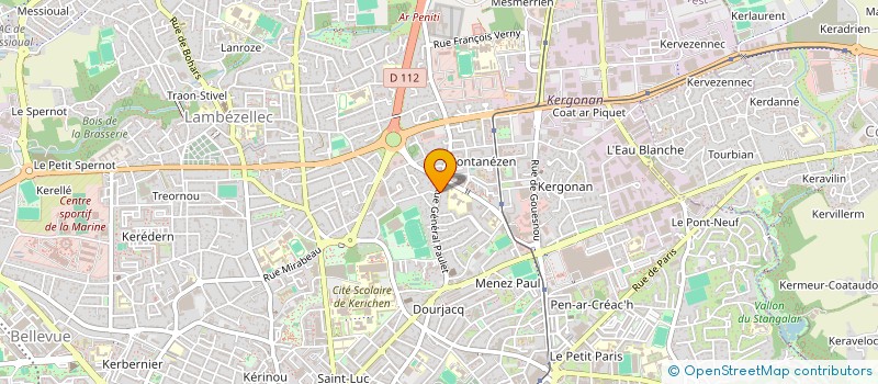 localisation de l'entreprise SOCIETE ANTUNES à BREST