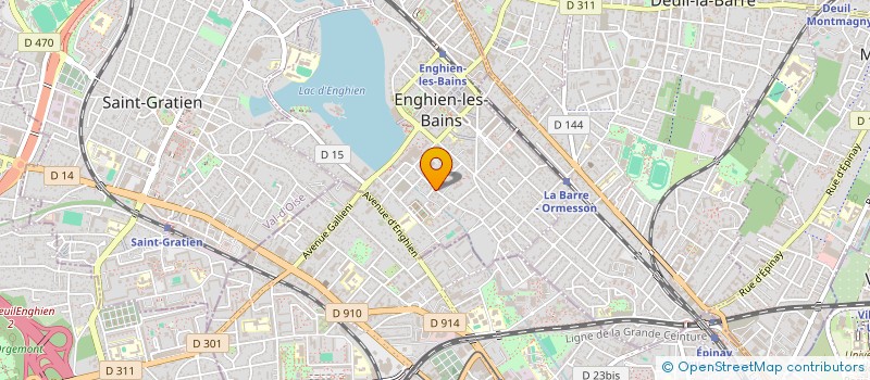 localisation de l'entreprise SOCIETE AP ET AP  ENGHIEN-LES-BAINS