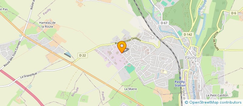 localisation de l'entreprise SOCIETE APPLICATION THERMIQUE à PAVILLY