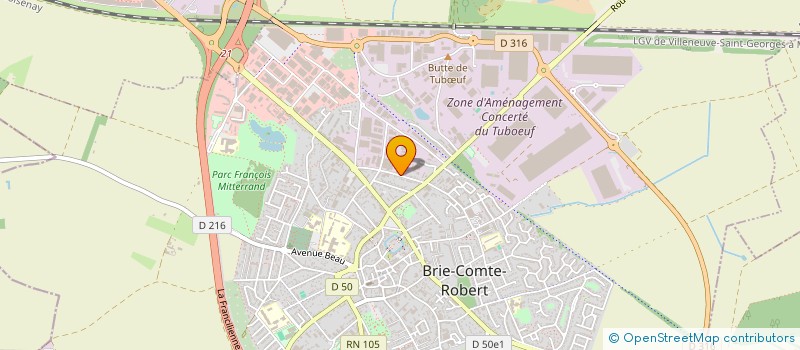 localisation de l'entreprise SOCIETE APPLICATION TRANSPORT ENROBES 77  BRIE-COMTE-ROBERT