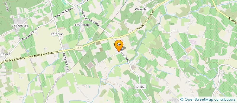 localisation de l'entreprise SOCIETE APPY PERE ET FILS  ROUSSILLON