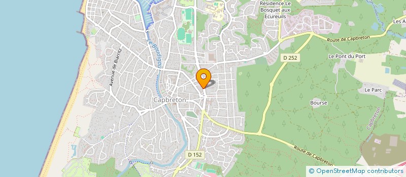 localisation de l'entreprise SOCIETE AQUITAINE BATIMENT SERVICE à CAPBRETON