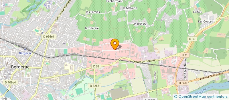 localisation de l'entreprise SOCIETE AQUITAINE LOCATIONS ET TRANSPORT à BERGERAC