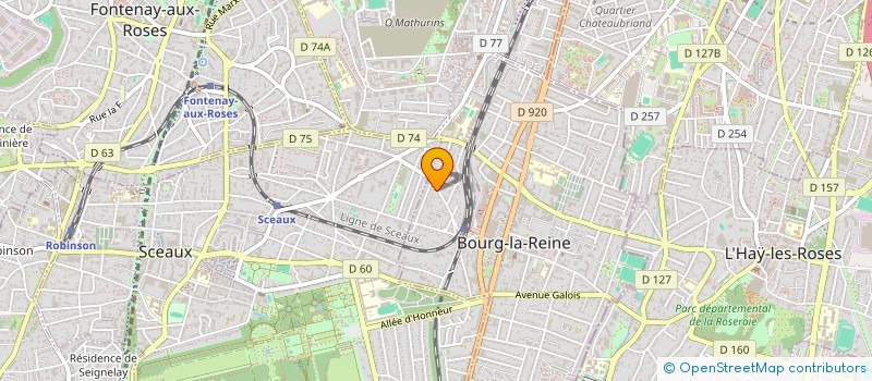 localisation de l'entreprise SOCIETE AR GWRIZIOU à BOURG-LA-REINE