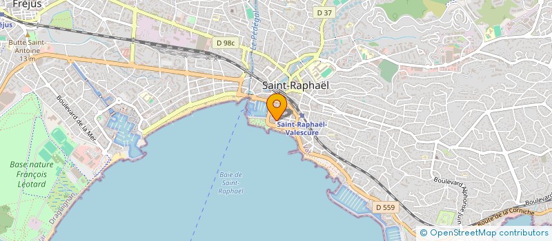 localisation de l'entreprise SOCIETE ARAMIS à SAINT-RAPHAEL