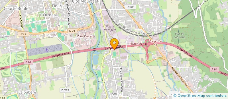 localisation de l'entreprise SOCIETE ARANDA  SOUES