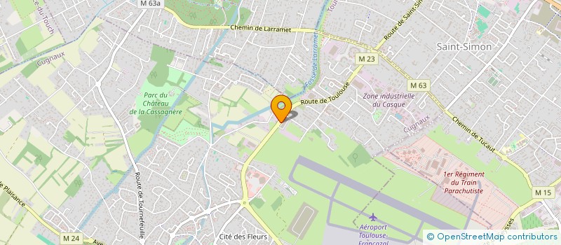 localisation de l'entreprise SOCIETE ARC EN CIEL à CUGNAUX