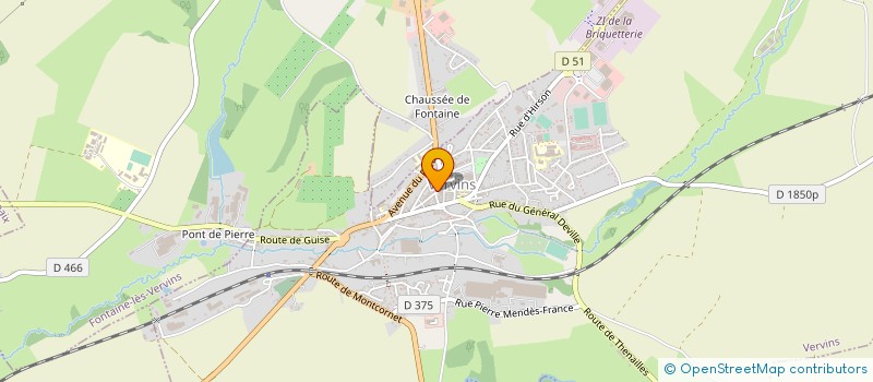 localisation de l'entreprise SOCIETE ARCHEOLOGIQUE ET HISTORIQUE DE VERVINS ET DE LA THIERACHE MAIRIE à VERVINS