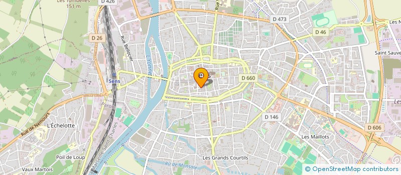 localisation de l'entreprise SOCIETE ARDECHOISE D EXPLOITATION CINEMATOGRAPHIQUE  SENS