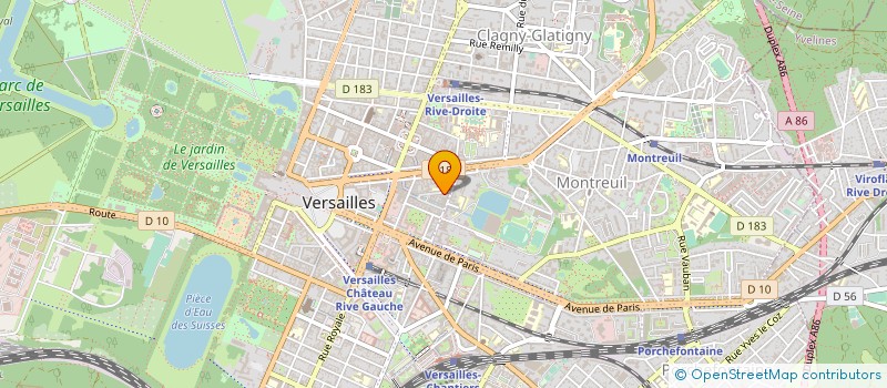 localisation de l'entreprise SOCIETE ARDECO à VERSAILLES