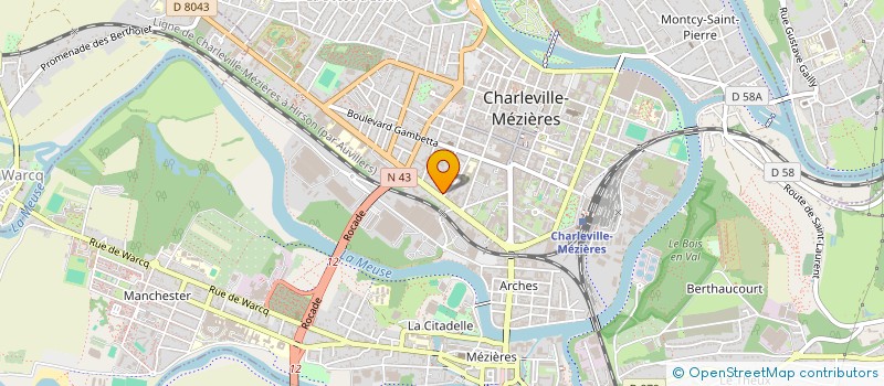 localisation de l'entreprise SOCIETE ARDENNAISE D'ETUDES à CHARLEVILLE-MEZIERES