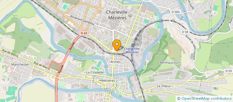 localisation de l'entreprise SOCIETE ARDENNAISE DE TRAVAUX IMMOBILIER à CHARLEVILLE-MEZIERES