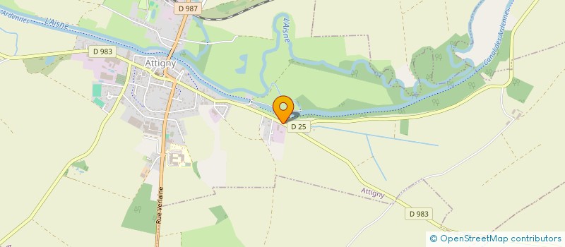 localisation de l'entreprise SOCIETE ARDENNAISE TOUS TRAVAUX  ATTIGNY