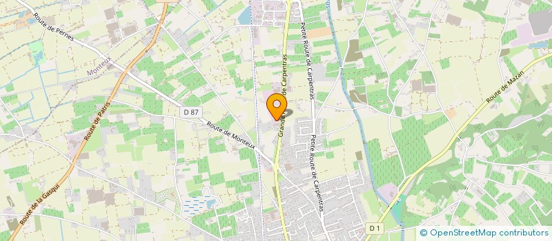 localisation de l'entreprise SOCIETE AREAL  PERNES-LES-FONTAINES