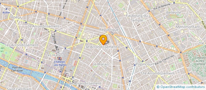 localisation de l'entreprise SOCIETE AREL à PARIS