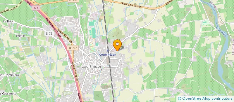 localisation de l'entreprise SOCIETE ARENC PNEUS IMPORT EXPORT  COURTHEZON