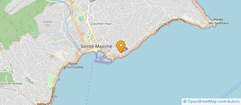 localisation de l'entreprise SOCIETE ARHEDE à SAINTE-MAXIME