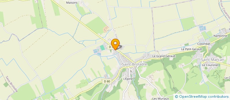 localisation de l'entreprise SOCIETE ARIAS-PETIT  SAINT-BROLADRE