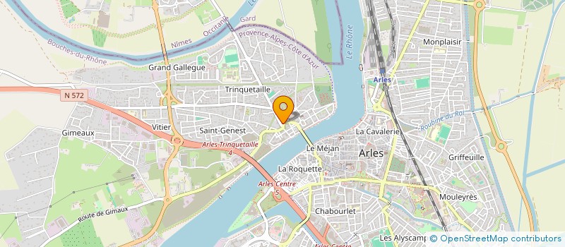 localisation de l'entreprise SOCIETE ARLESIENNE DE MOTOCULTURE à ARLES