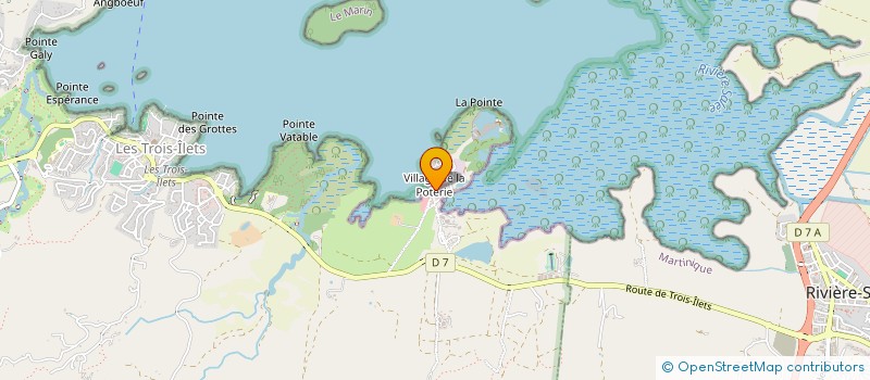 localisation de l'entreprise SOCIETE ARLESIENNE DES RESTAURANTS DE PLAGE à LES TROIS-ILETS