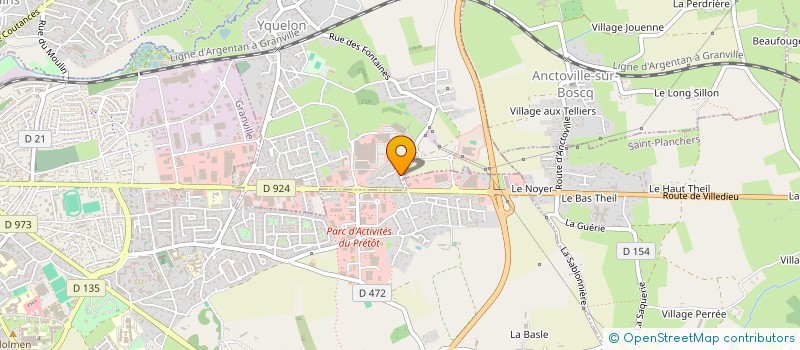 localisation de l'entreprise SOCIETE ARMEMENT YANN FREDERIC  YQUELON