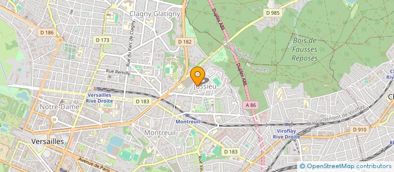 localisation de l'entreprise SOCIETE ARMENGOD ET COMPAGNIE à VERSAILLES