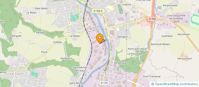 localisation de l'entreprise SOCIETE ARMORICAINE D'ABATTAGE à LE SOURN