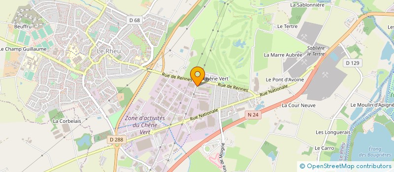 localisation de l'entreprise SOCIETE ARMORICAINE DE CANALISATIONS à LE RHEU