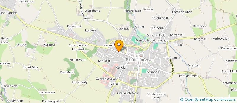 localisation de l'entreprise SOCIETE ARMORICAINE TIR AUX PIGEONS  PLOUDALMEZEAU