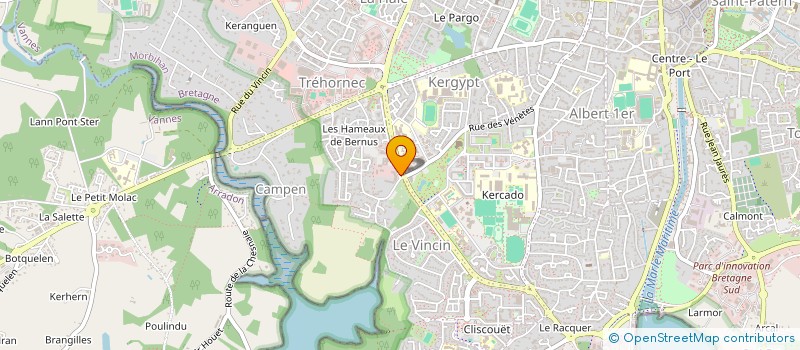 localisation de l'entreprise SOCIETE AROLE à VANNES