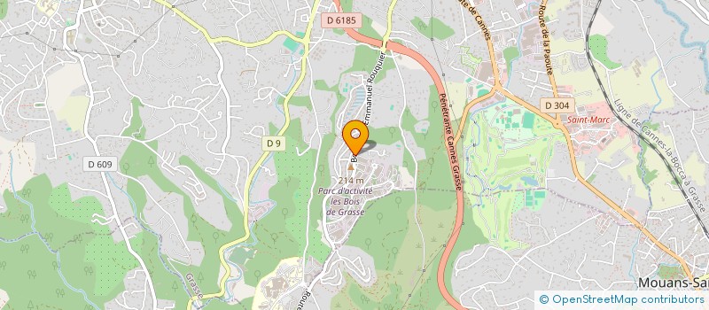 localisation de l'entreprise SOCIETE AROPAR à GRASSE