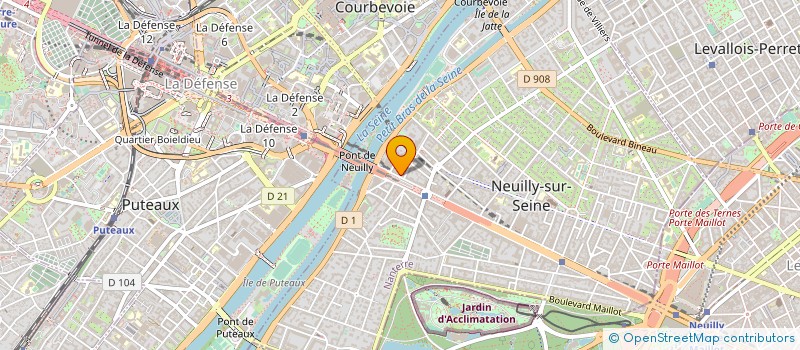 localisation de l'entreprise SOCIETE ART ET DECOR à NEUILLY-SUR-SEINE