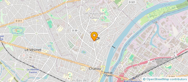 localisation de l'entreprise SOCIETE ART MEUBLE  CHATOU