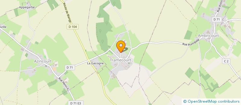 localisation de l'entreprise SOCIETE ARTESIENNE DE GESTION  TRAMECOURT