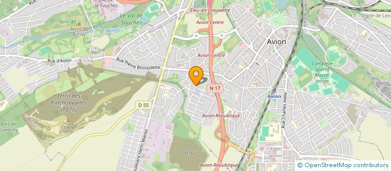 localisation de l'entreprise SOCIETE ARTESIENNE DE PLASTURGIE  AVION