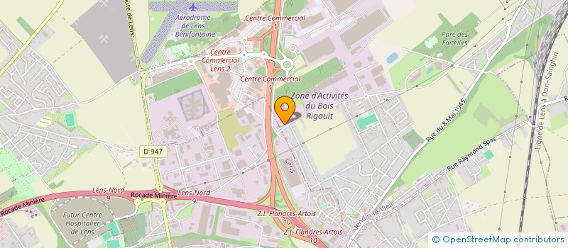 localisation de l'entreprise SOCIETE ARTESIENNE DE TRANSPORTS ET D'AFFRETEMENT à VENDIN-LE-VIEIL