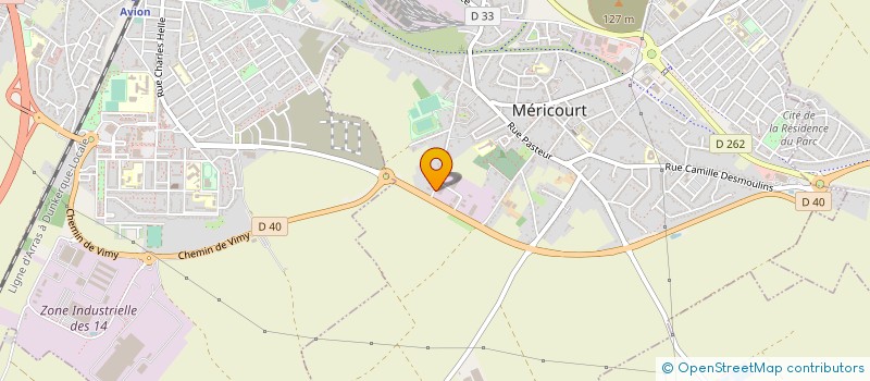 localisation de l'entreprise SOCIETE ARTESIENNE DES BOIS à MERICOURT