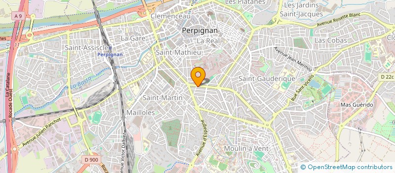 localisation de l'entreprise SOCIETE ARTISANALE DE BOULANGERIE  PERPIGNAN