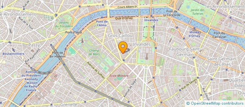 localisation de l'entreprise SOCIETE ARTISANALE DE DECORATION à PARIS