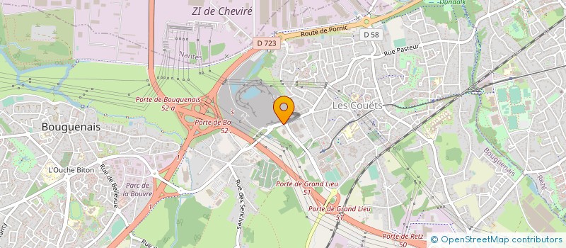localisation de l'entreprise SOCIETE ARTISANALE DE MATERIEL INDUSTRIEL ET AGRICOLE à BOUGUENAIS