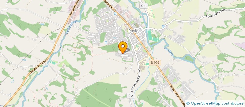 localisation de l'entreprise SOCIETE ARTISANALE DE SERRURERIE  PAVIE