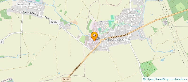 localisation de l'entreprise SOCIETE ARTISANALE TRANSPORTS EUROPEENS  CHEVRY-COSSIGNY