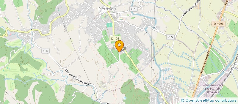 localisation de l'entreprise SOCIETE ARTISANAT DE PROVENCE  PIERREVERT