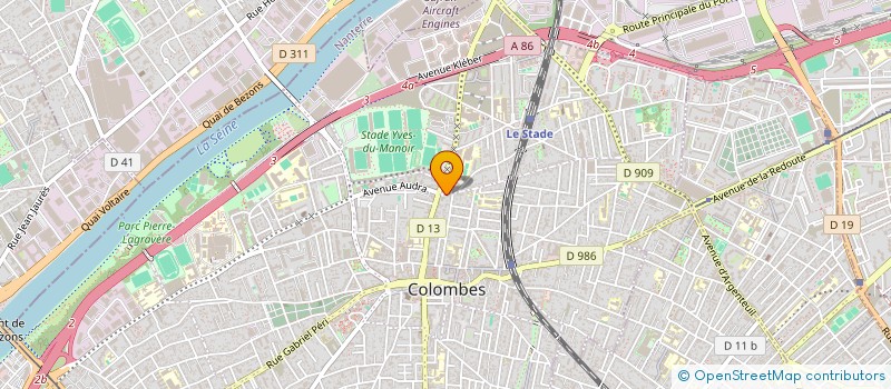 localisation de l'entreprise SOCIETE ARTISOFT à COLOMBES