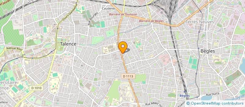 localisation de l'entreprise SOCIETE ARTISTIQUE DE LA POSTE ET DE FRANCE TELECOM D'AQUITAINE à BEGLES